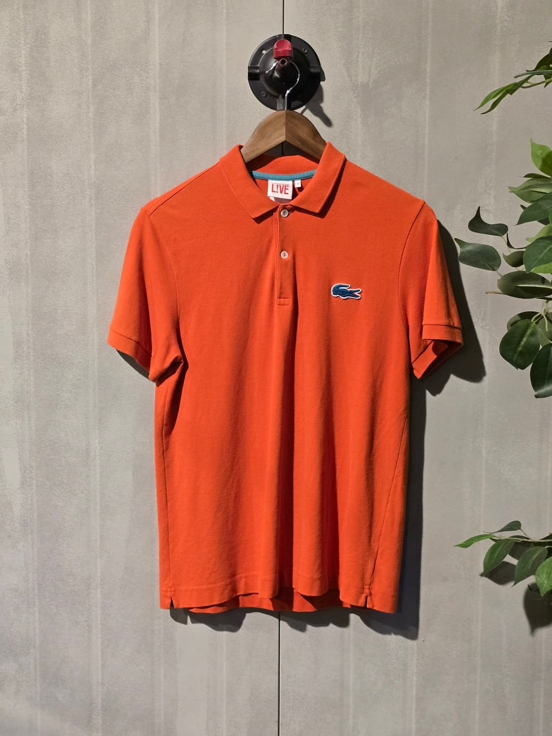 LACOSTE L!VE 오렌지 폴로 셔츠 상품이미지1