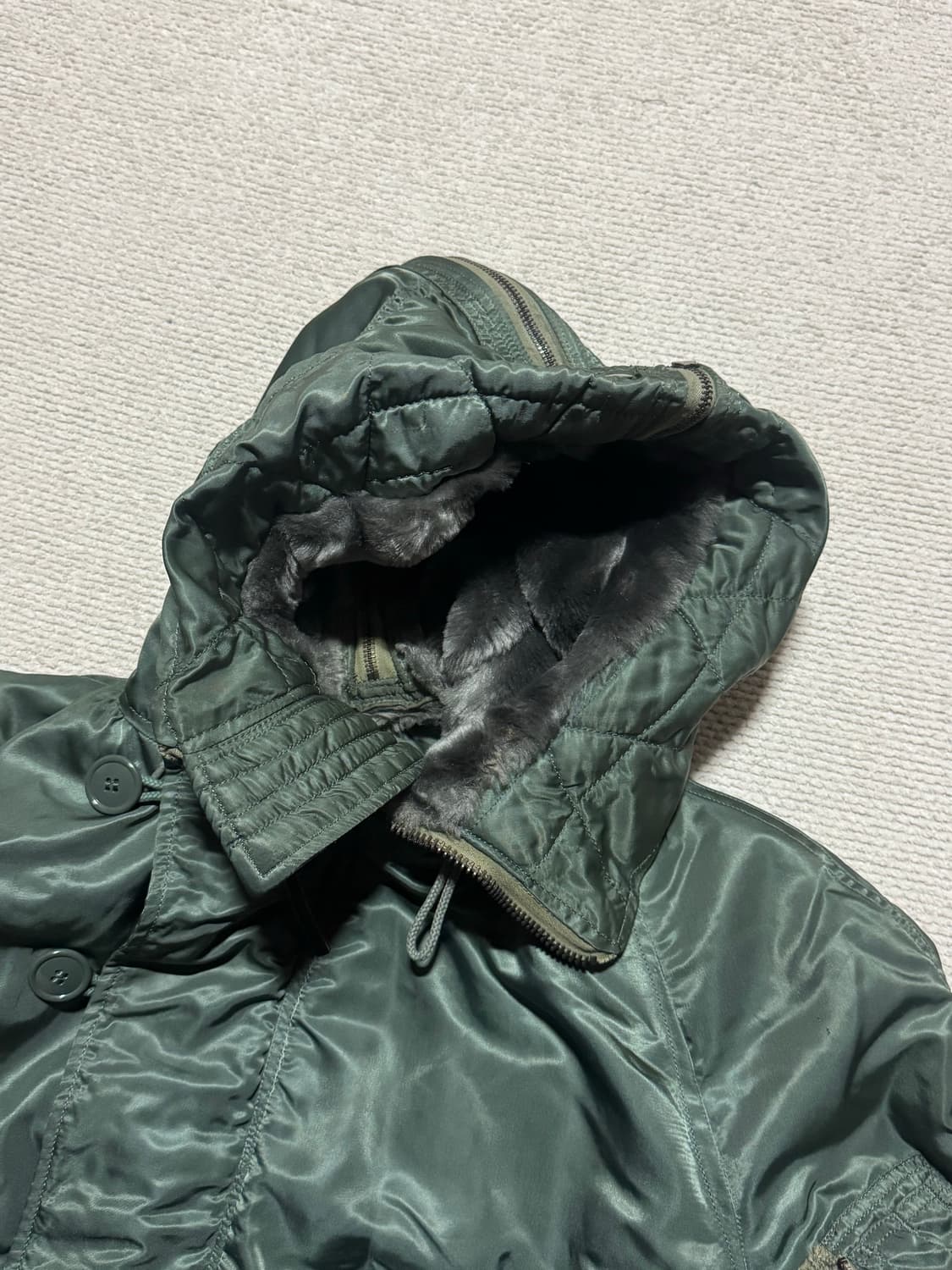 70s 알파인더스트리 오리지널 N-2B Flight Jacket L 상품이미지5