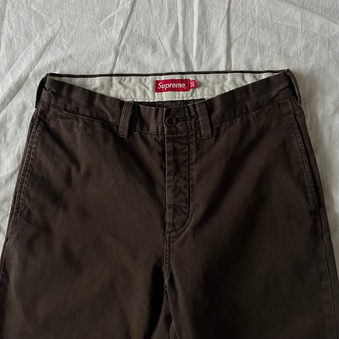 슈프림 핀업 치노 팬츠 브라운 상품이미지4