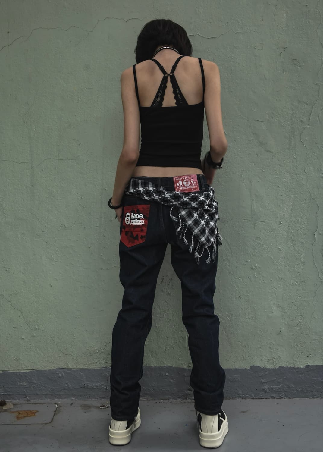 Aape Dark Bule Denim Pants 상품이미지5