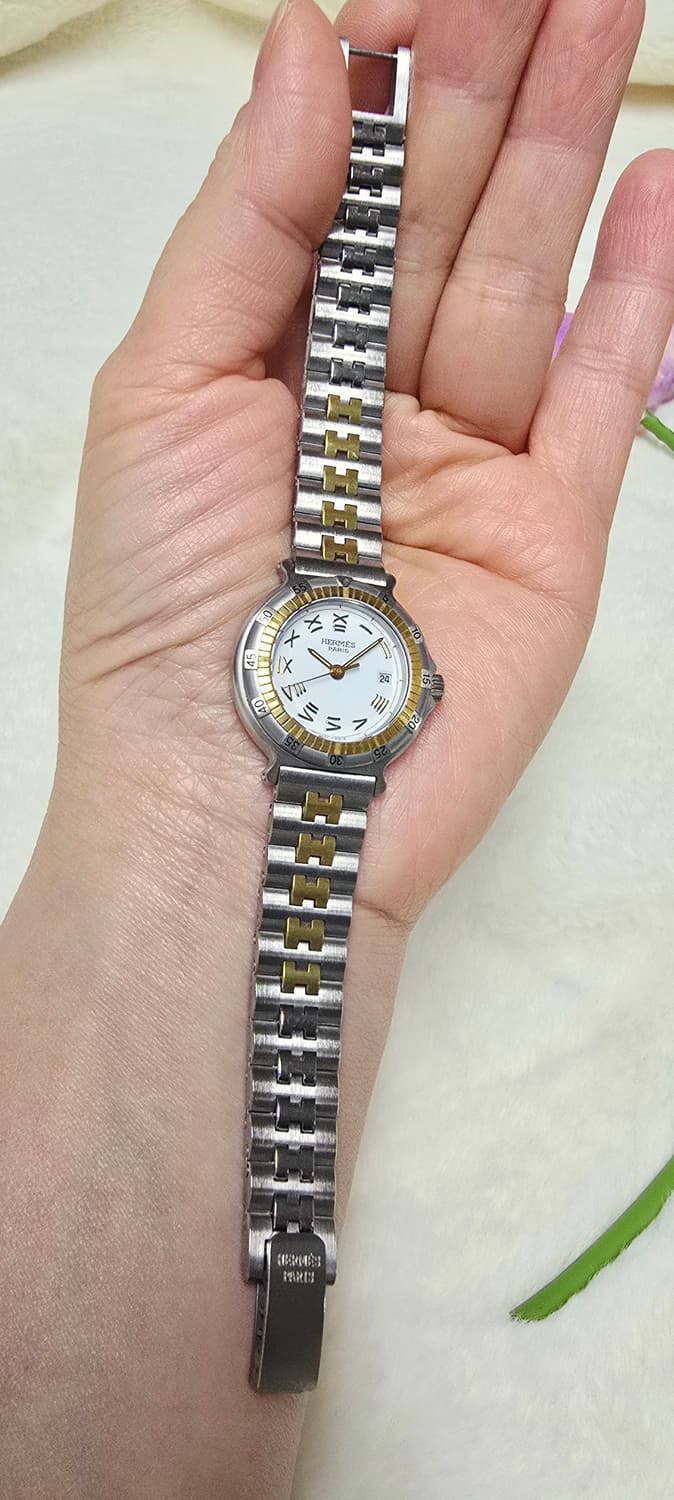 에르메스캡틴니모18k시계  정품 여성용  상품이미지5