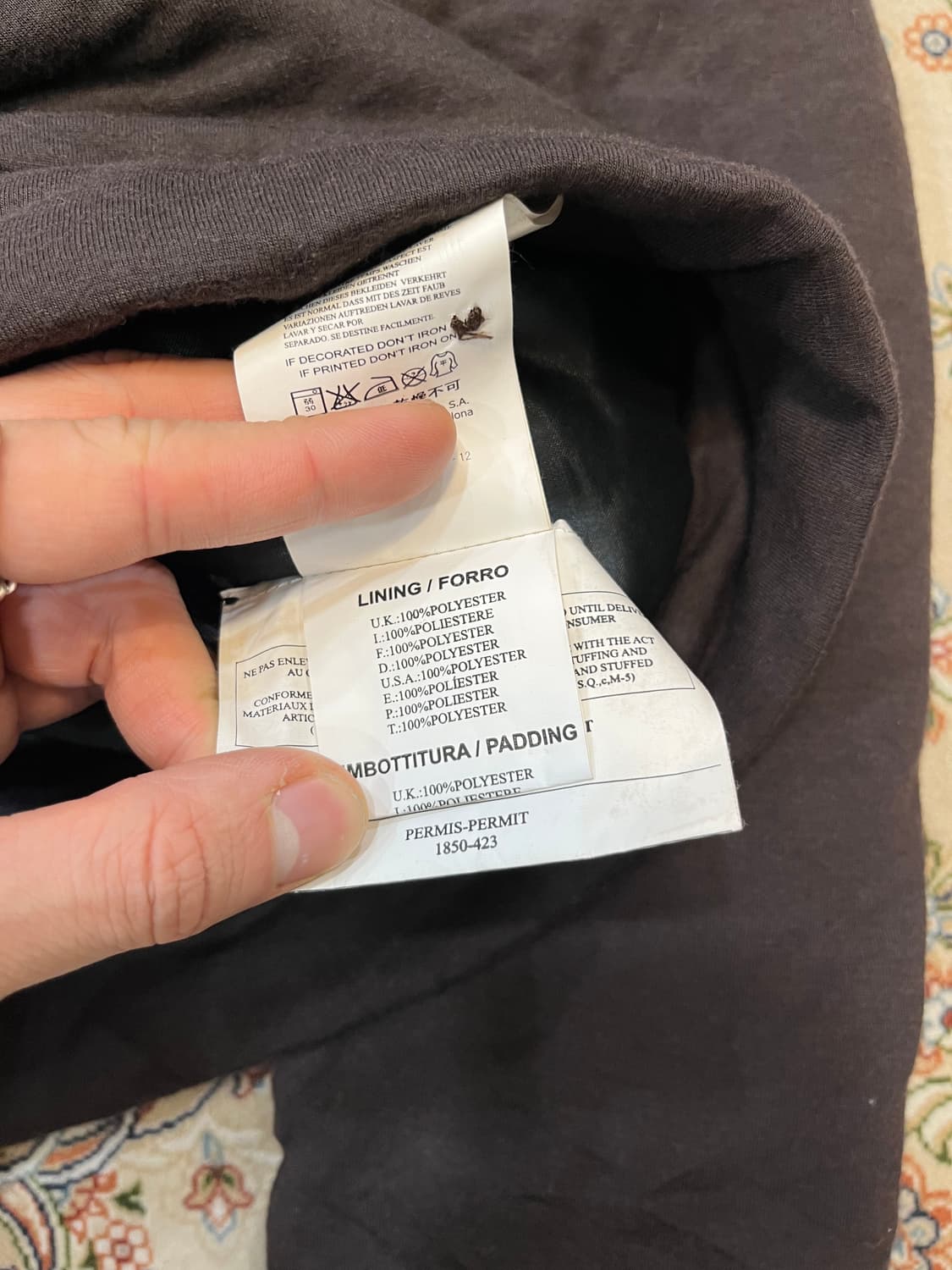 디젤 토글버튼 숄카라 하이넥 자켓 상품이미지7