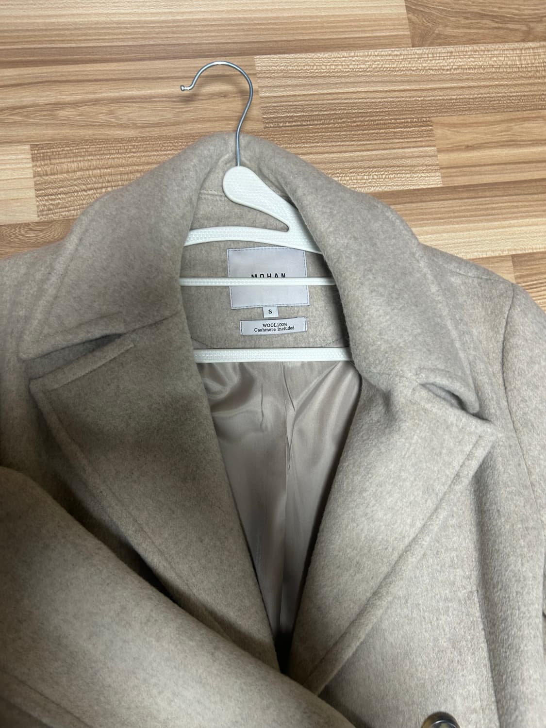 모한 캐시미어 울 코트 상품이미지7