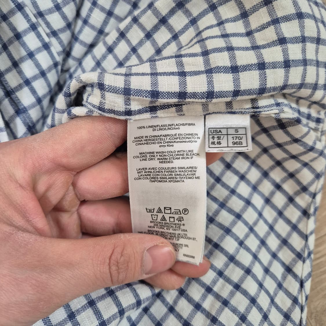 브룩스브라더스 남성 오리지널 폴로 셔츠 S(90) 상품이미지5