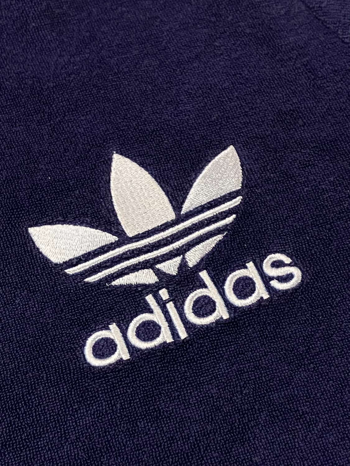 아디다스 자수 로고 크롭 반팔 티셔츠 네이비 XS #csz3985 상품이미지5
