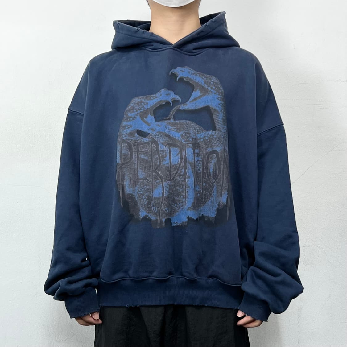 언더마이카 22FW 퍼디션 오피디언 후드 미드나잇 상품이미지1