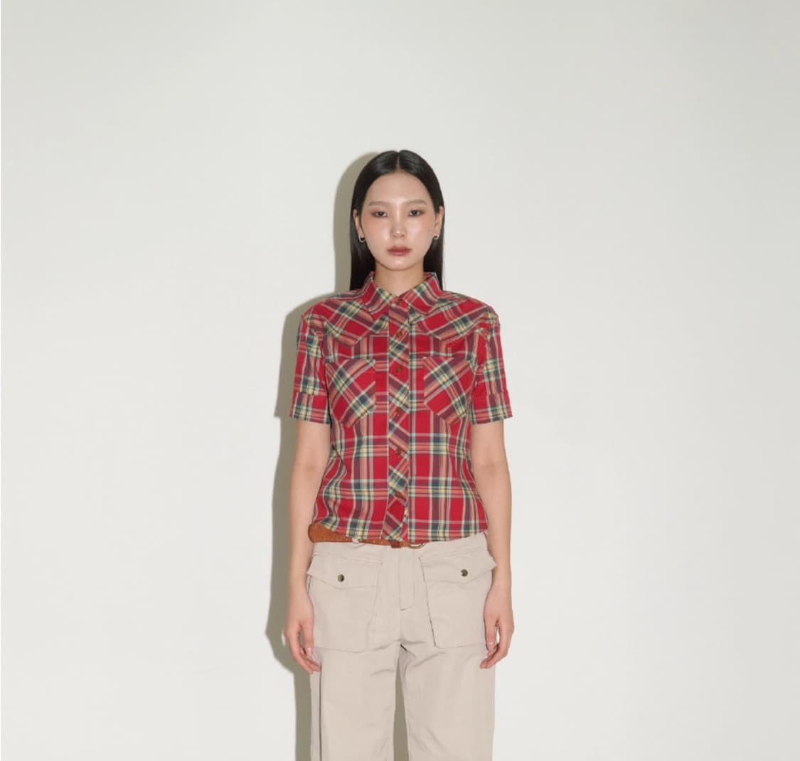 헤레틱 웨스턴 체크 셔츠 상품이미지4