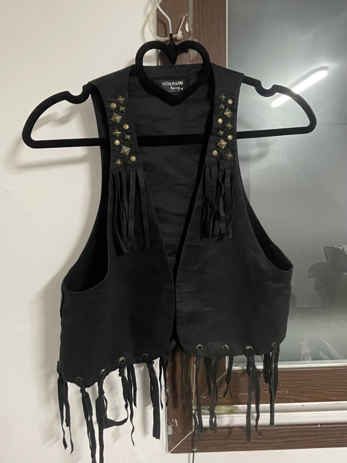 Vintage black western vest 블랙 웨스턴 베스트 상품이미지1