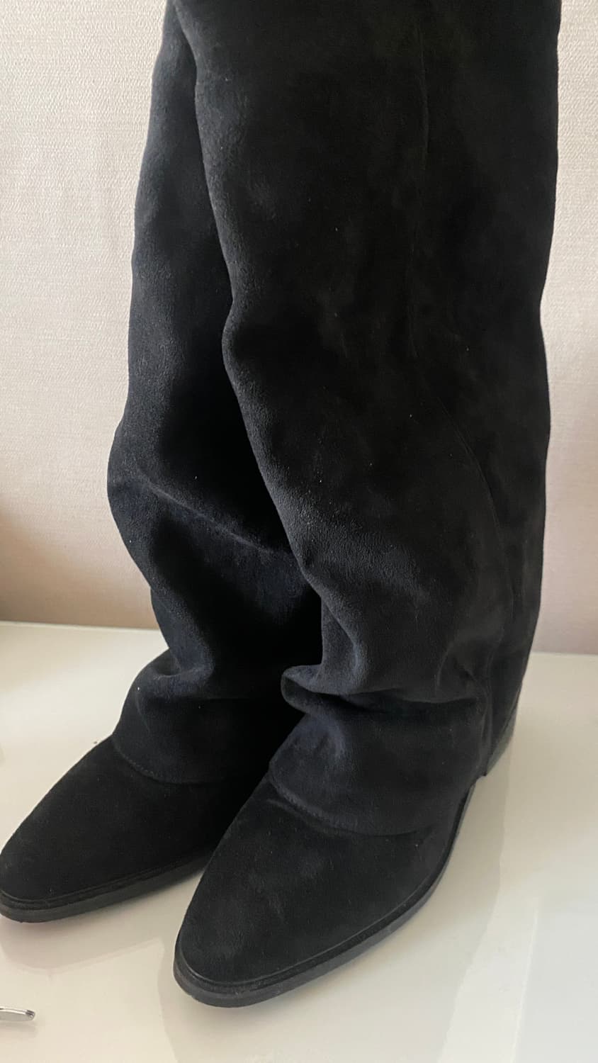 스웨이드 롱부츠 상품이미지3