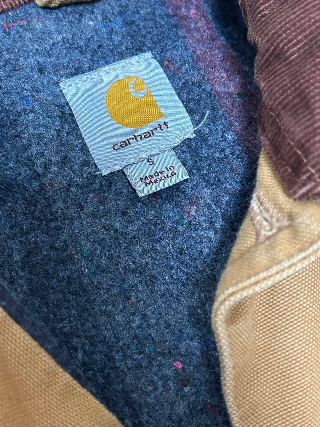 칼하트 덕캔버스 브라운 초어코트 자켓 상품이미지5