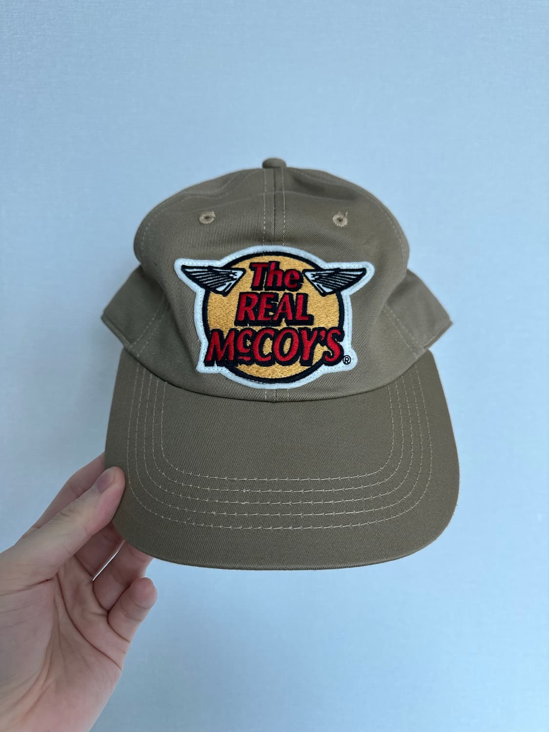 The REAL MCCOY'S 리얼 맥코이 볼캡 모자 카키 새상품 상품이미지1