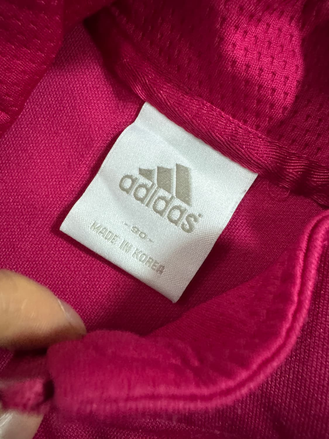 여성 아디다스 핫핑크 케이 트랙탑 집업 져지 s 상품이미지3