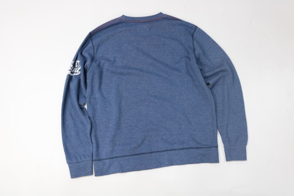 JEANING WILD 지닝와일드 오클랜드 아치 로고 블루 스웻셔츠 상품이미지7