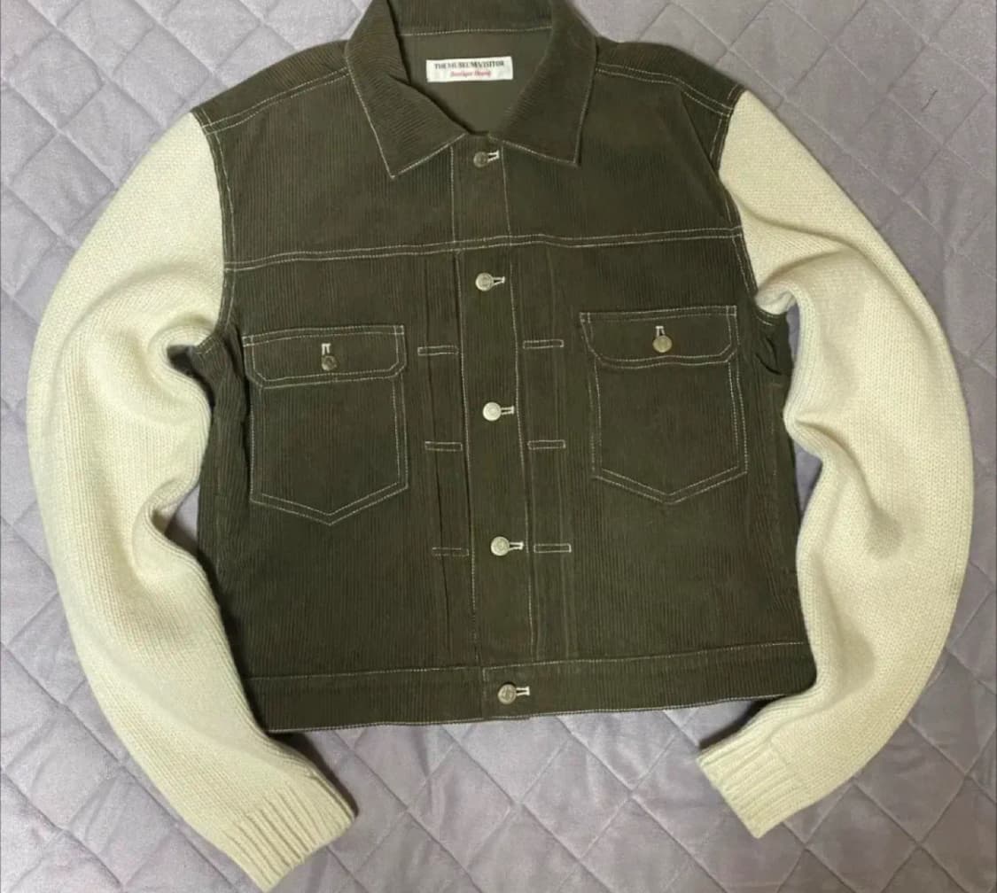 더뮤지엄비지터 니트트러커자켓 (L) 상품이미지1