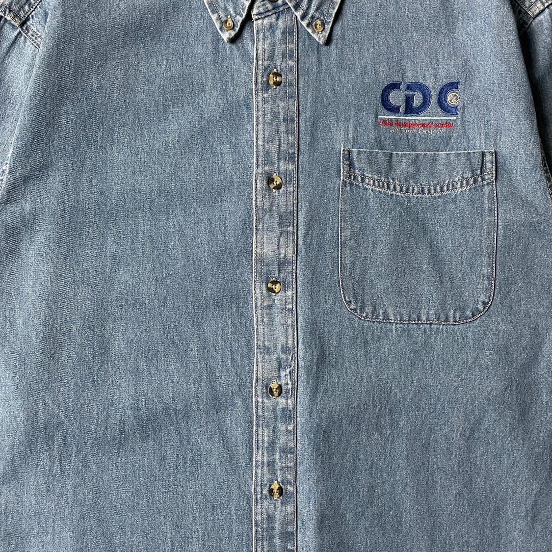PORT AUTHORITY 빈티지 코튼 데님 셔츠 A00742 상품이미지3