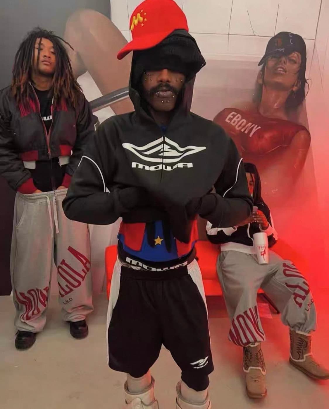 Mowalola 트랙 후드 자켓 상품이미지2