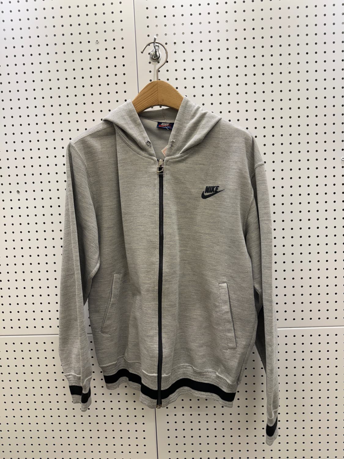 나이키 빈티지 로고 후드집업 그레이 U959 상품이미지2