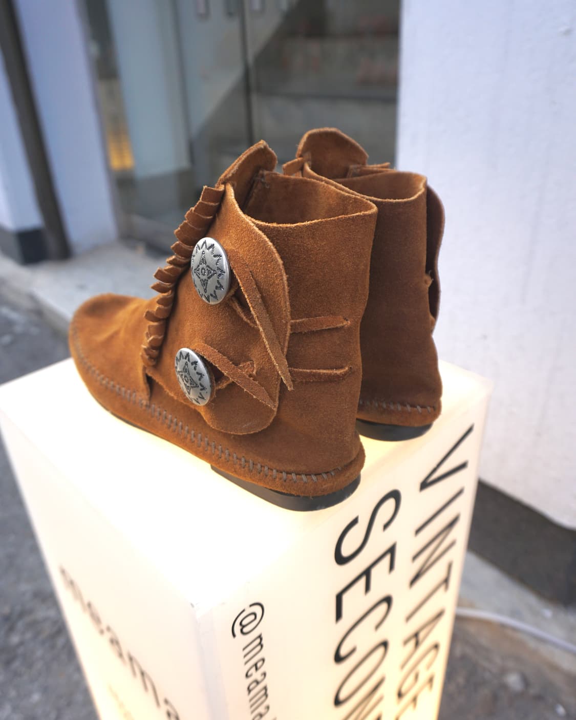 Minnetonka fringe suede boots  상품이미지5