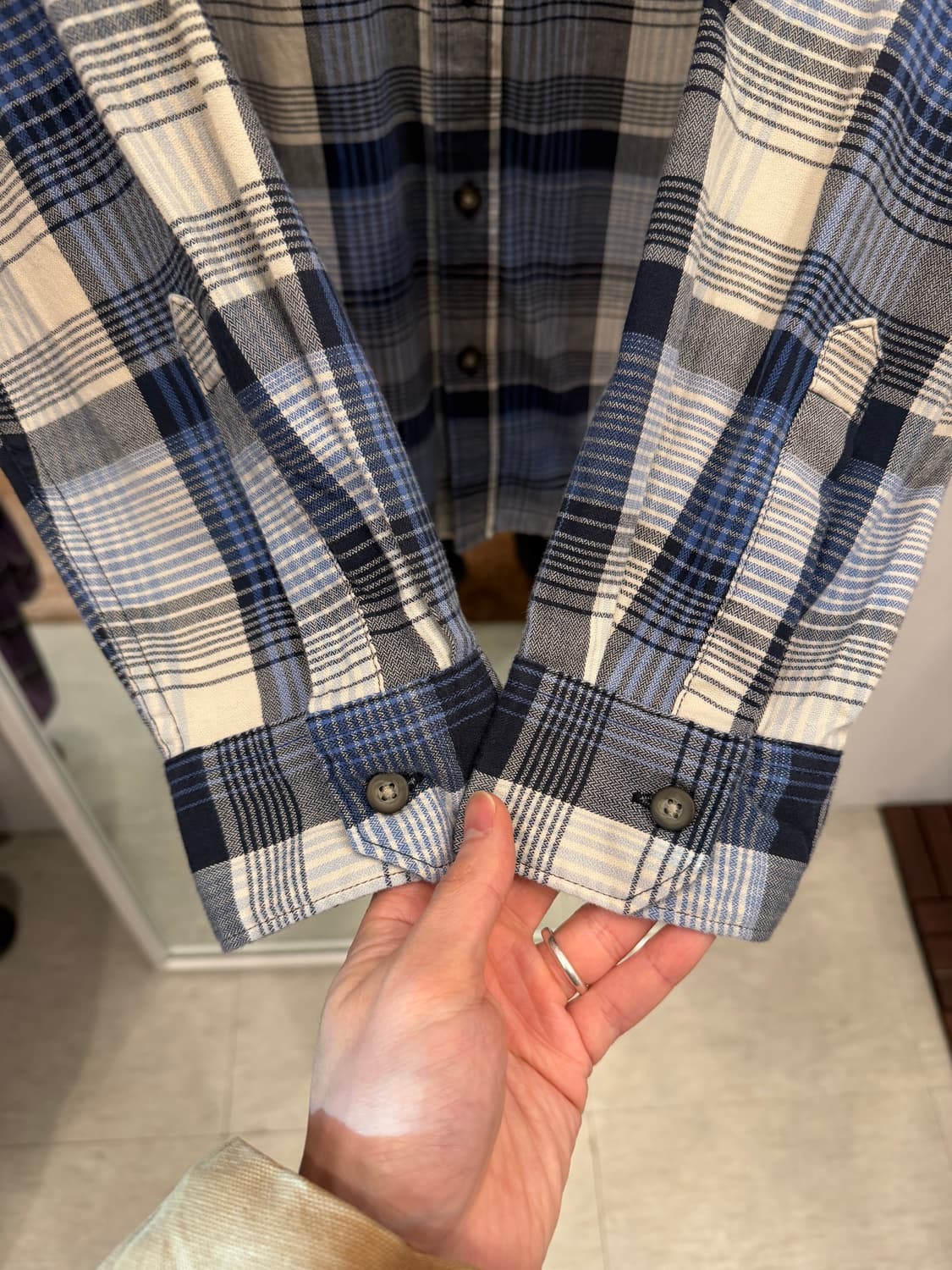 Wrangler 랭글러 웨스턴 체크 셔츠 상품이미지4