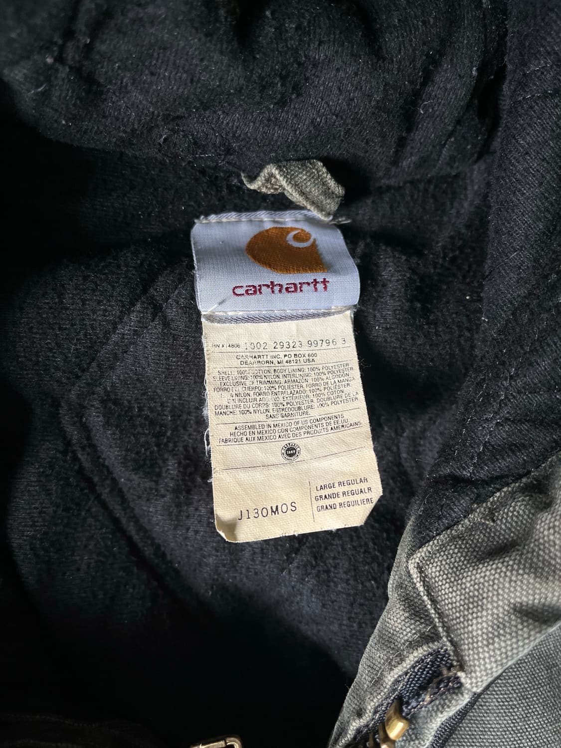 칼하트 j130 모스그린 상품이미지2