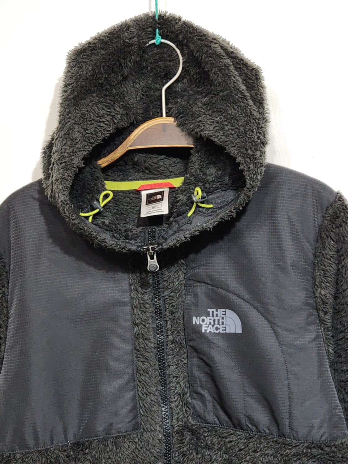 (S) 노스페이스 플리스 점퍼 배색 뽀글이 후리스 후드자켓  상품이미지2