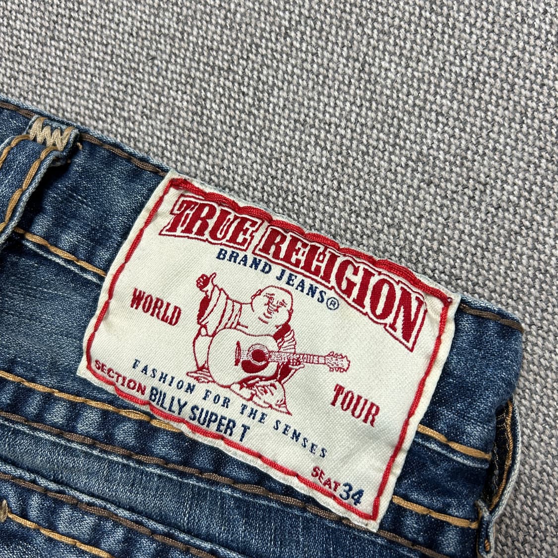 트루릴리전 빌리 슈퍼티 스티치 데님팬츠(34) 상품이미지3