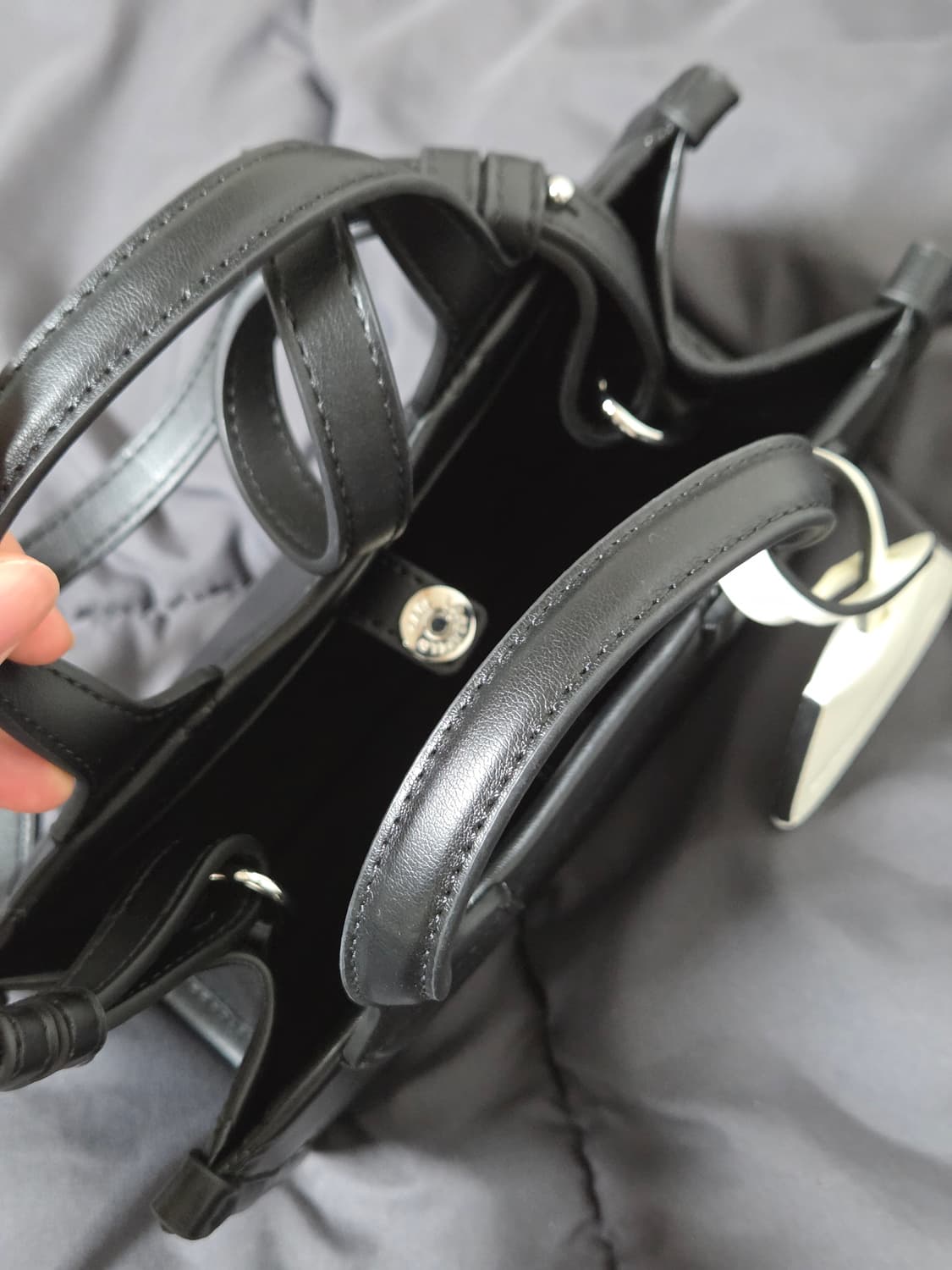 칼라거펠트 미니 토트백 (새상품) 상품이미지5