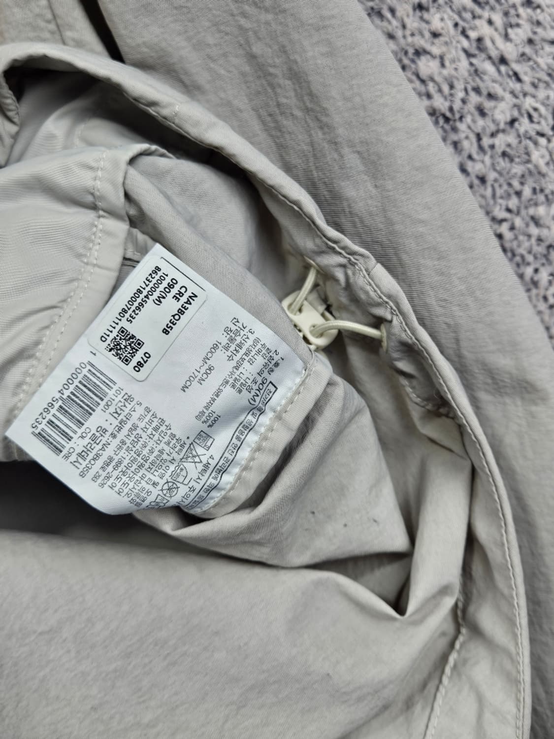 노스페이스 하이마운틴 아노락 바람막이 자켓 ( M ) / 11894 상품이미지9