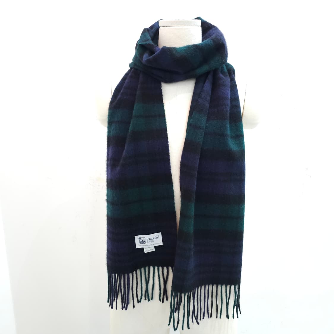 존스턴스 오브 엘진 블랙워치 캐시미어 100 머플러 상품이미지3