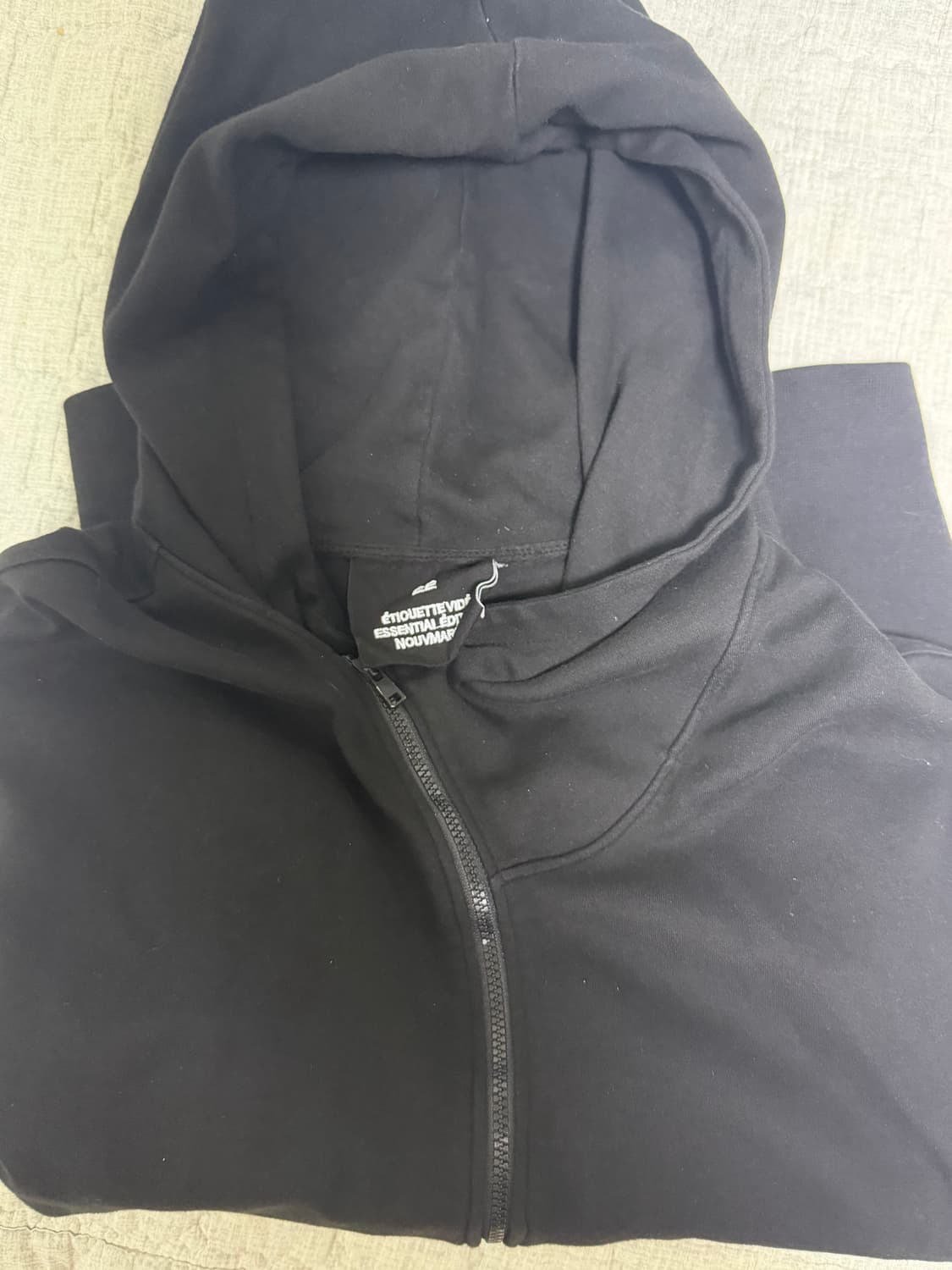 ee 후드집업 블랙 XL 상품이미지2