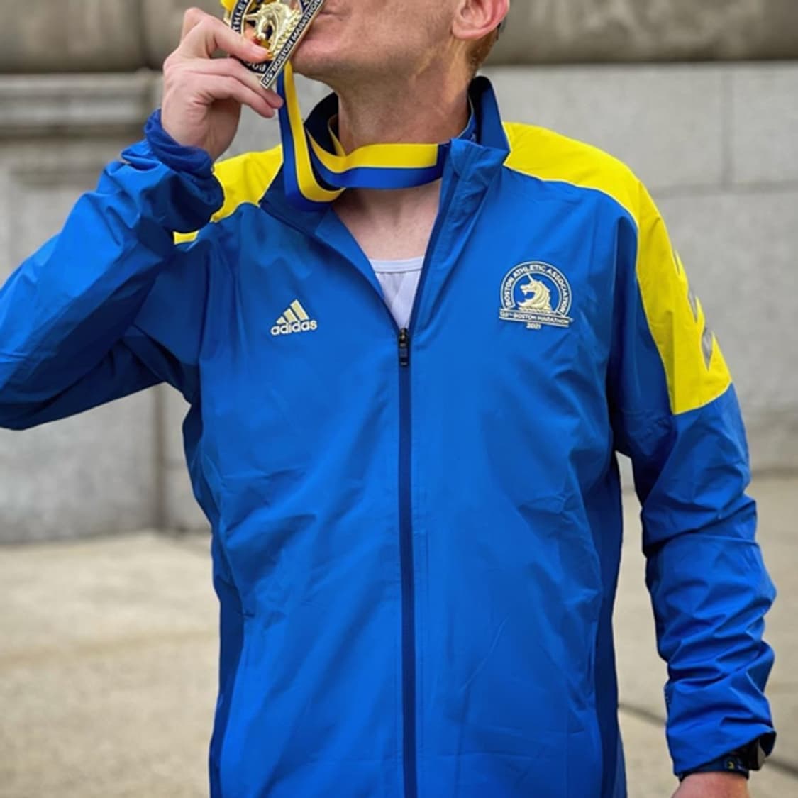 아디디스 / 2021 보스턴 마라톤 윈드브레이커 바람막이 자켓 (M) 상품이미지6