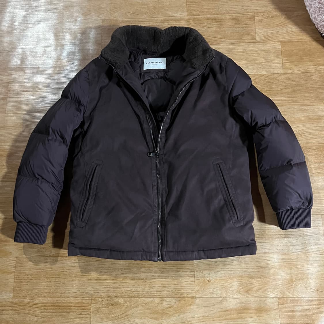 [100] 갤럭시 스웨이드 구스패딩 상품이미지4