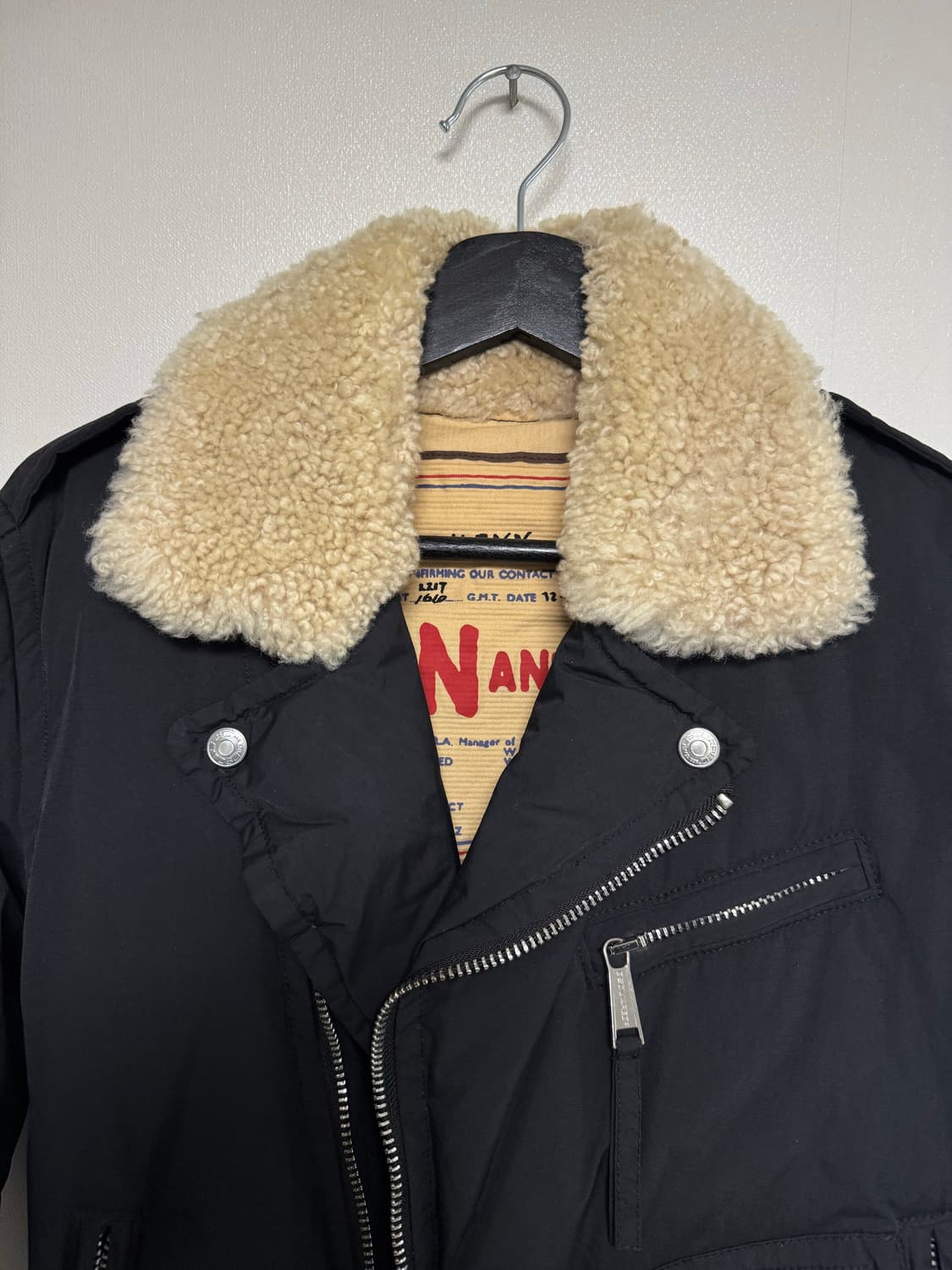 양털 라이더 패딩 자켓 상품이미지4