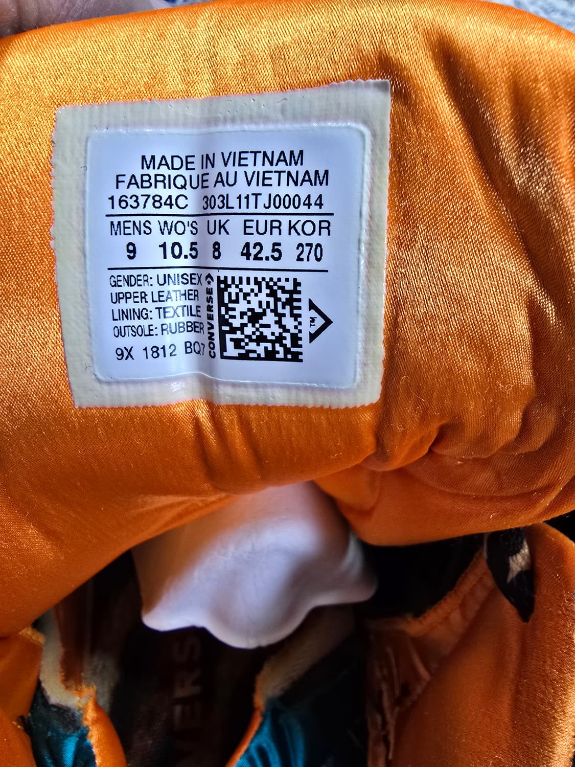 컨버스 ERX 260 애니멀 블랙 하이탑 (1581) 상품이미지5