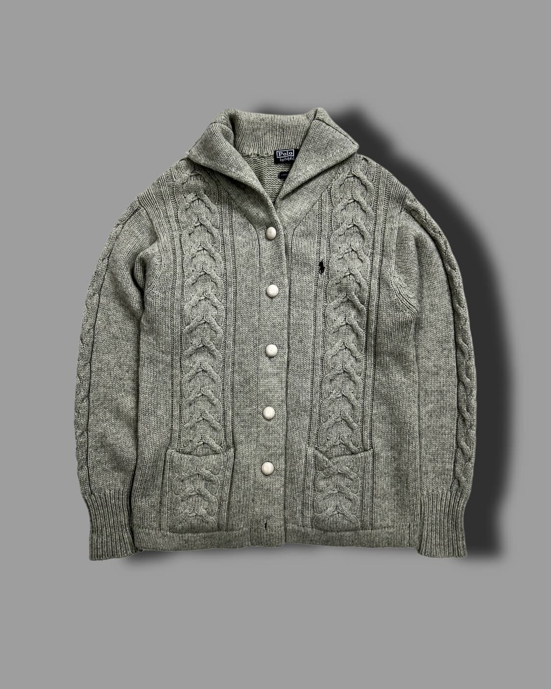 폴로 랄프로렌 숄카라 가디건 M 상품이미지4