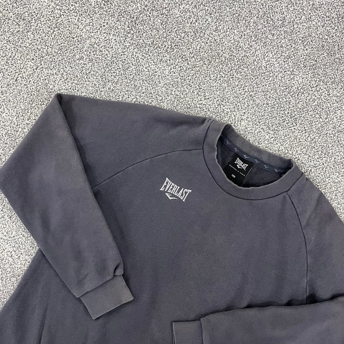 [100] 에버라스트 빈티지 라운드 긴팔 맨투맨 티셔츠 1103JM1 상품이미지2