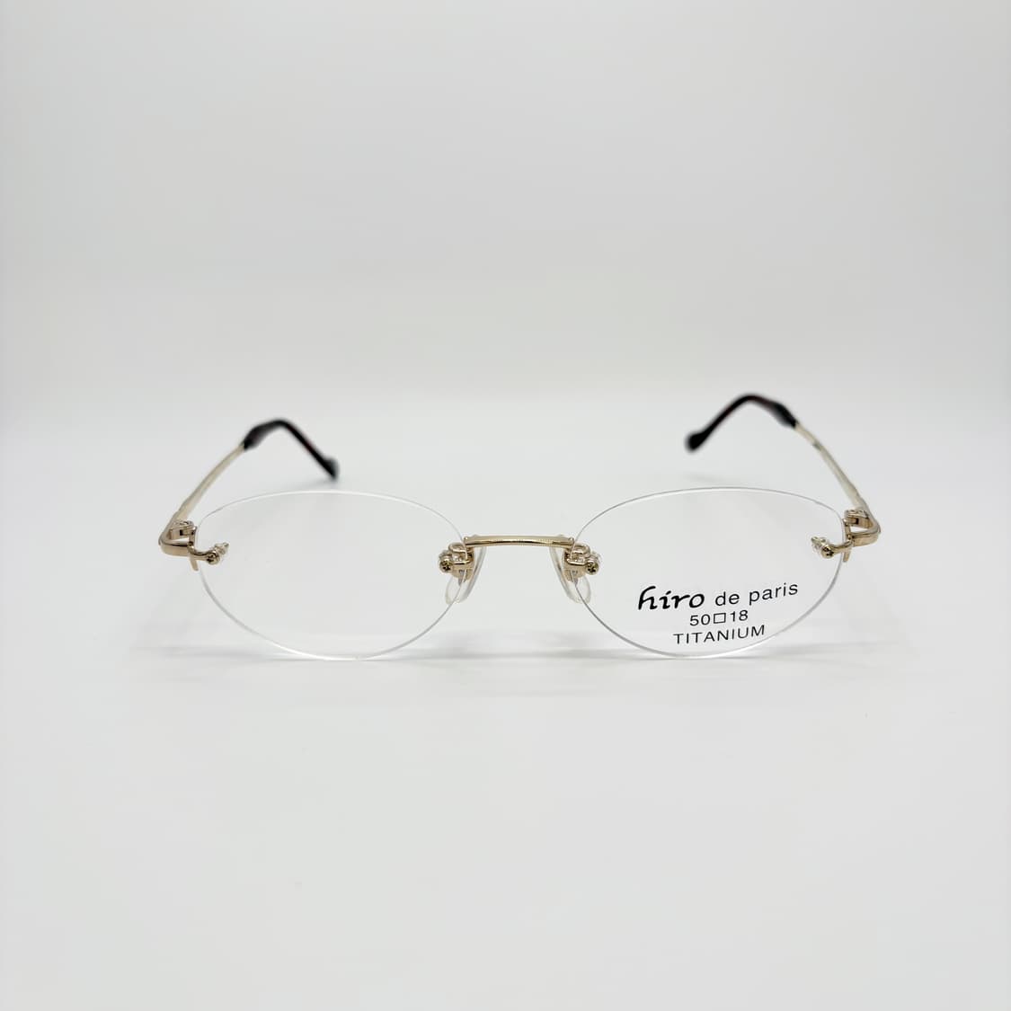 HIRO DE PARIS 골드 오벌 무테 상품이미지3