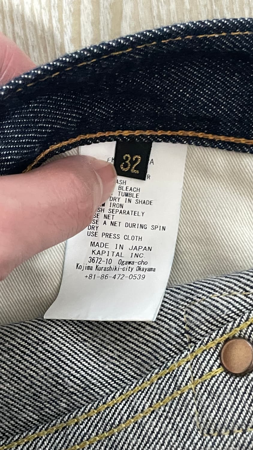 [32] 캐피탈 12.5온즈 데님 멕시칸 턱시도 5P 오카길리 팬츠 상품이미지3