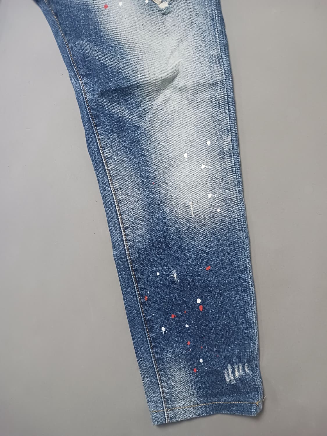 [46] 디스퀘어드2 플라워패치 슬림진 청바지 30 31 상품이미지5