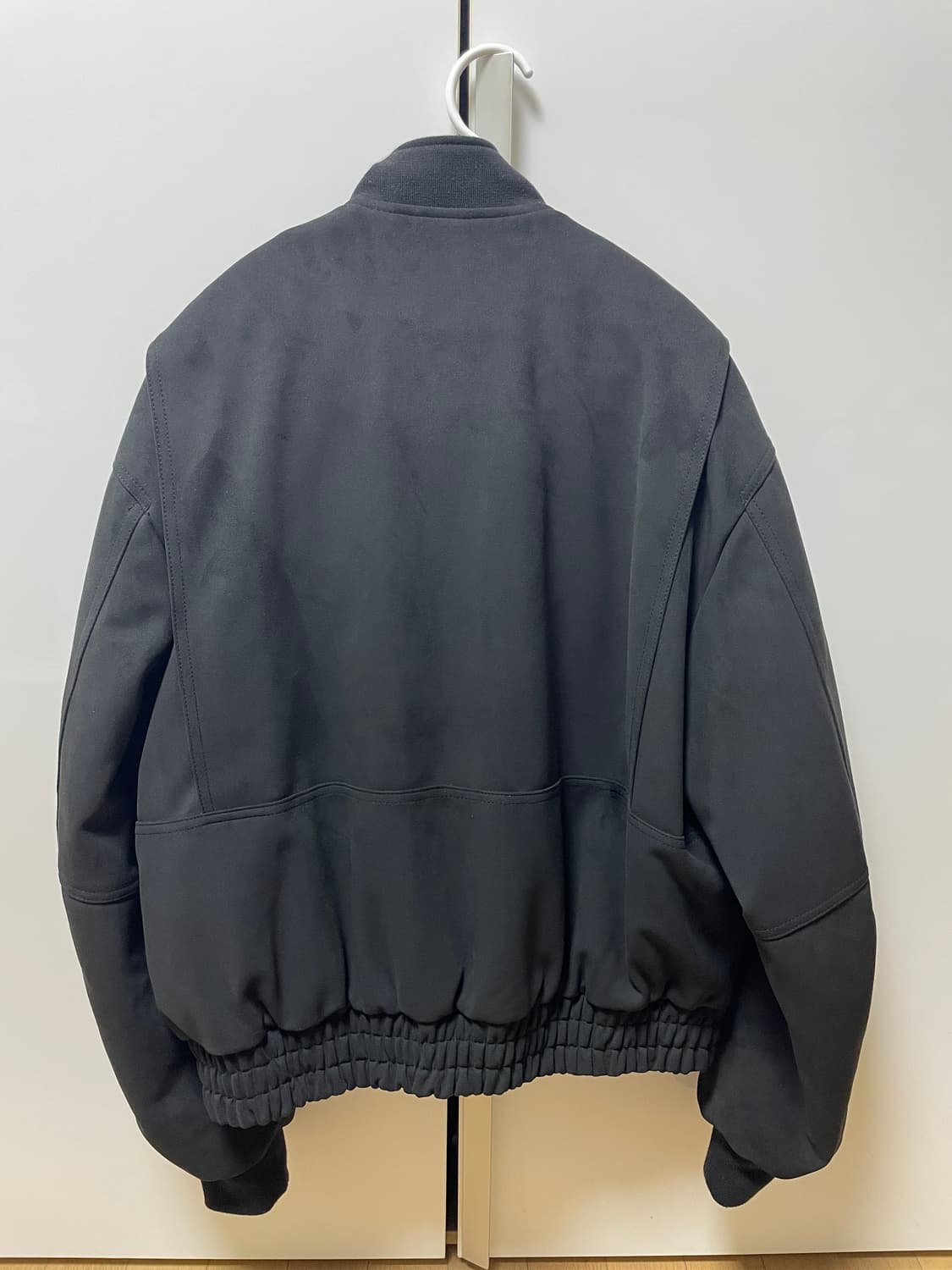 1 알렌느 3D 스웨이드 봄버 블랙 상품이미지3