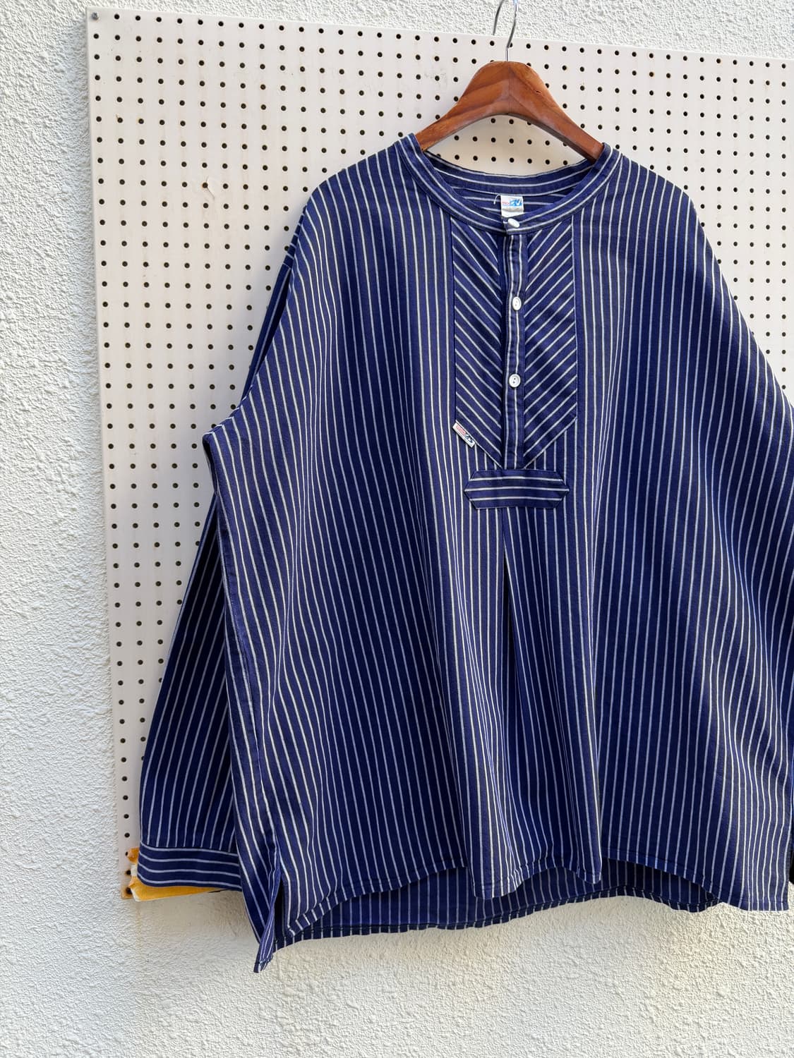 1980s modAS GERMAN NAVY BLUE 피셔맨스목셔츠 상품이미지4