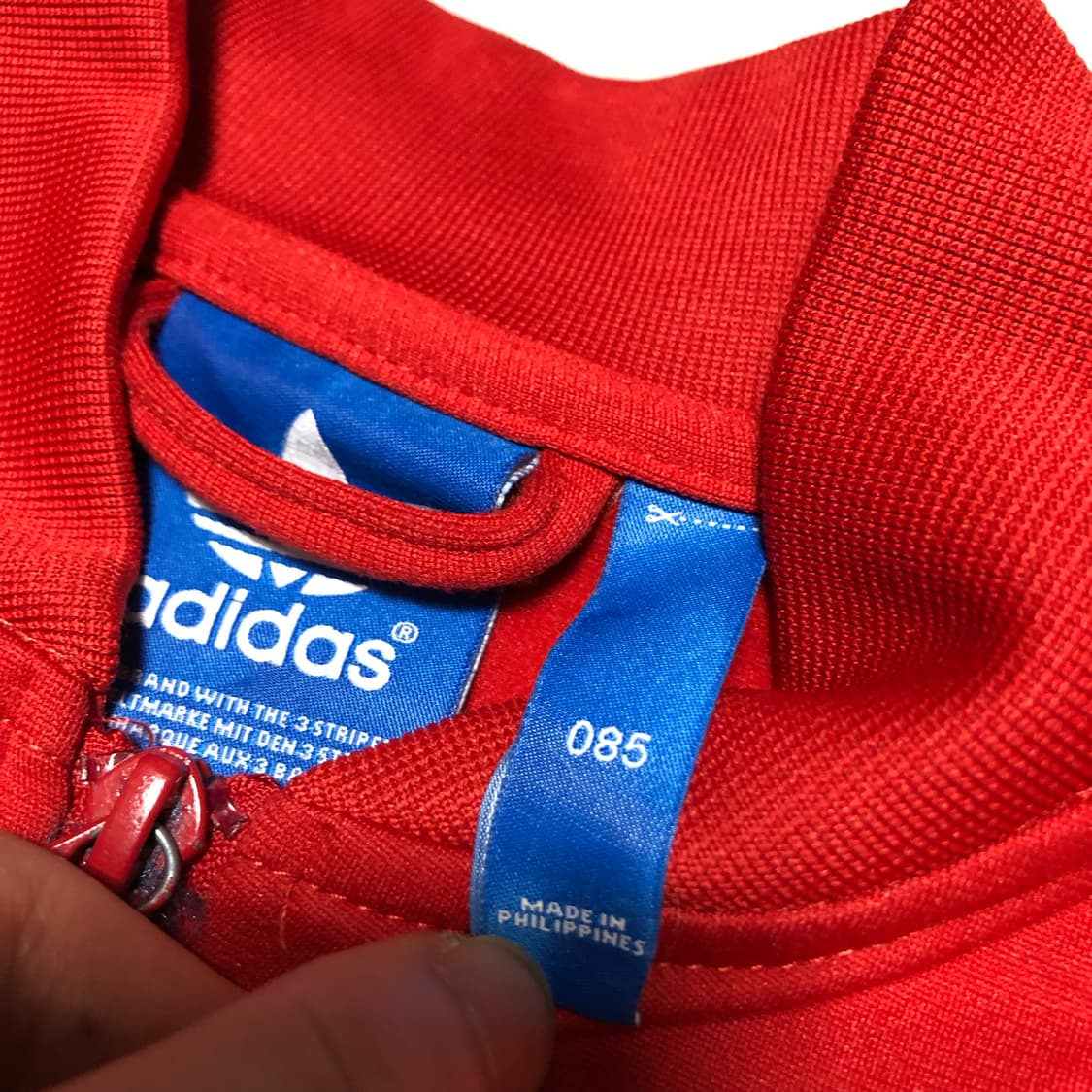 아디다스 져지 트랙탑 깔끔 레드 슈퍼스타 상품이미지5