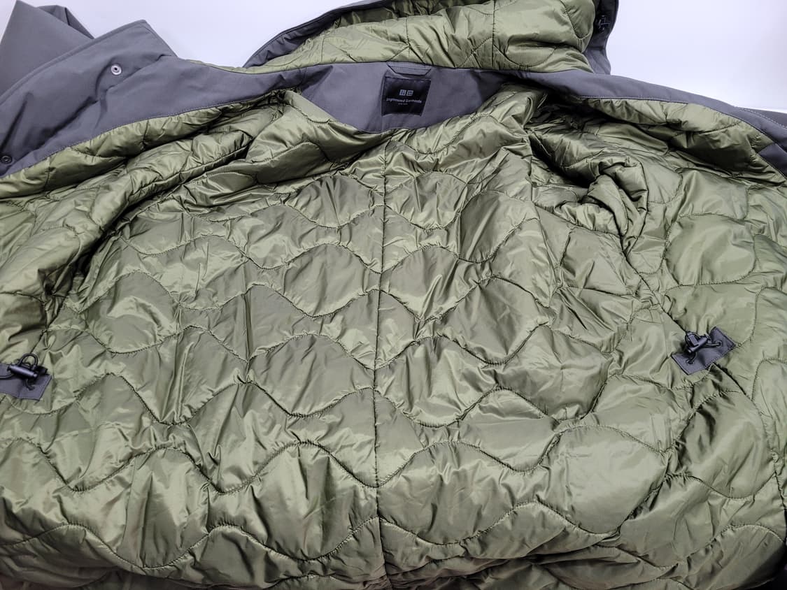 유니클로 ×엔지니어드가먼츠 후드 코트 / 남 L 카키
 상품이미지8