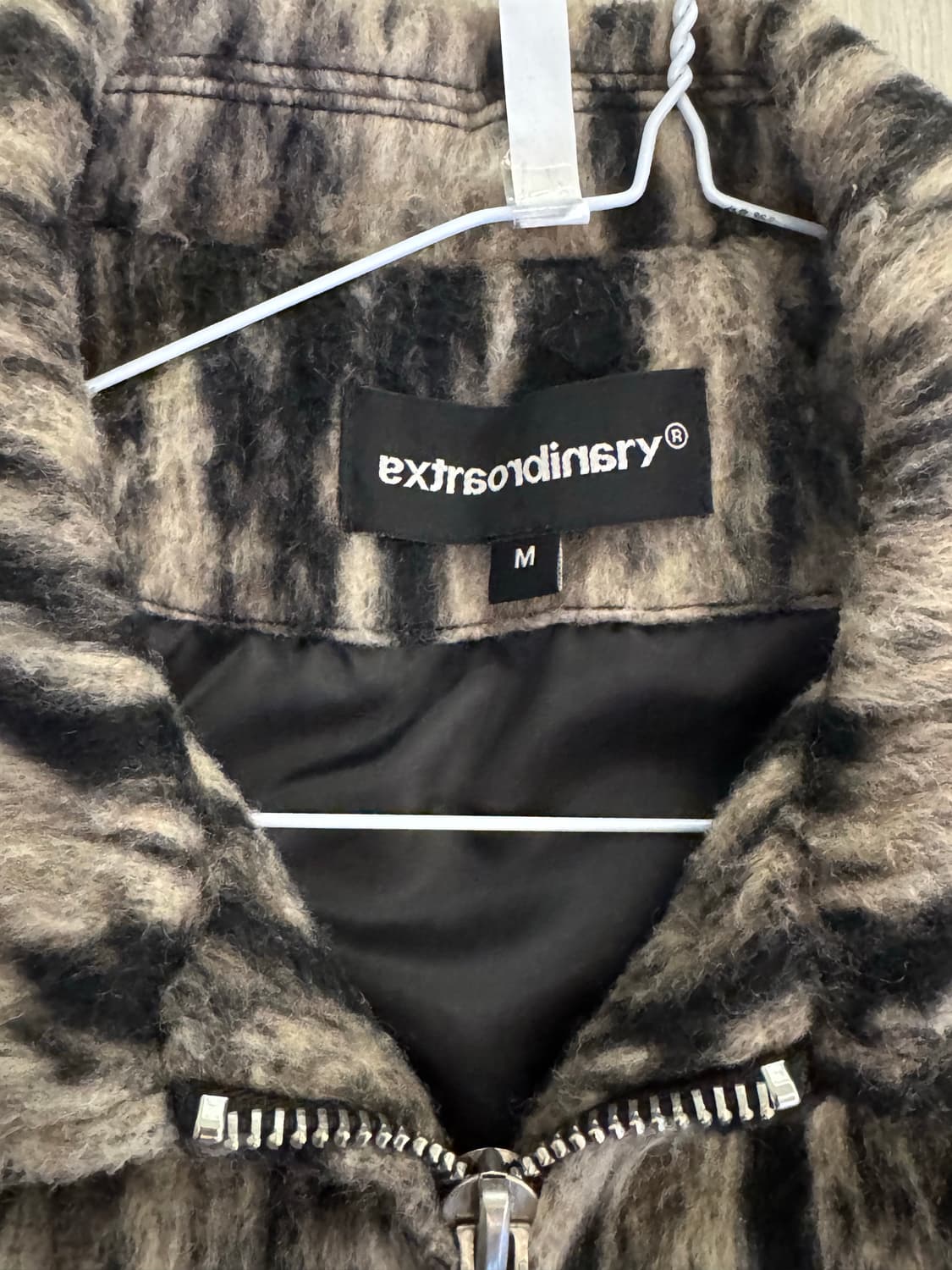 엑스트라오디너리 패턴 브러쉬 자켓 상품이미지2