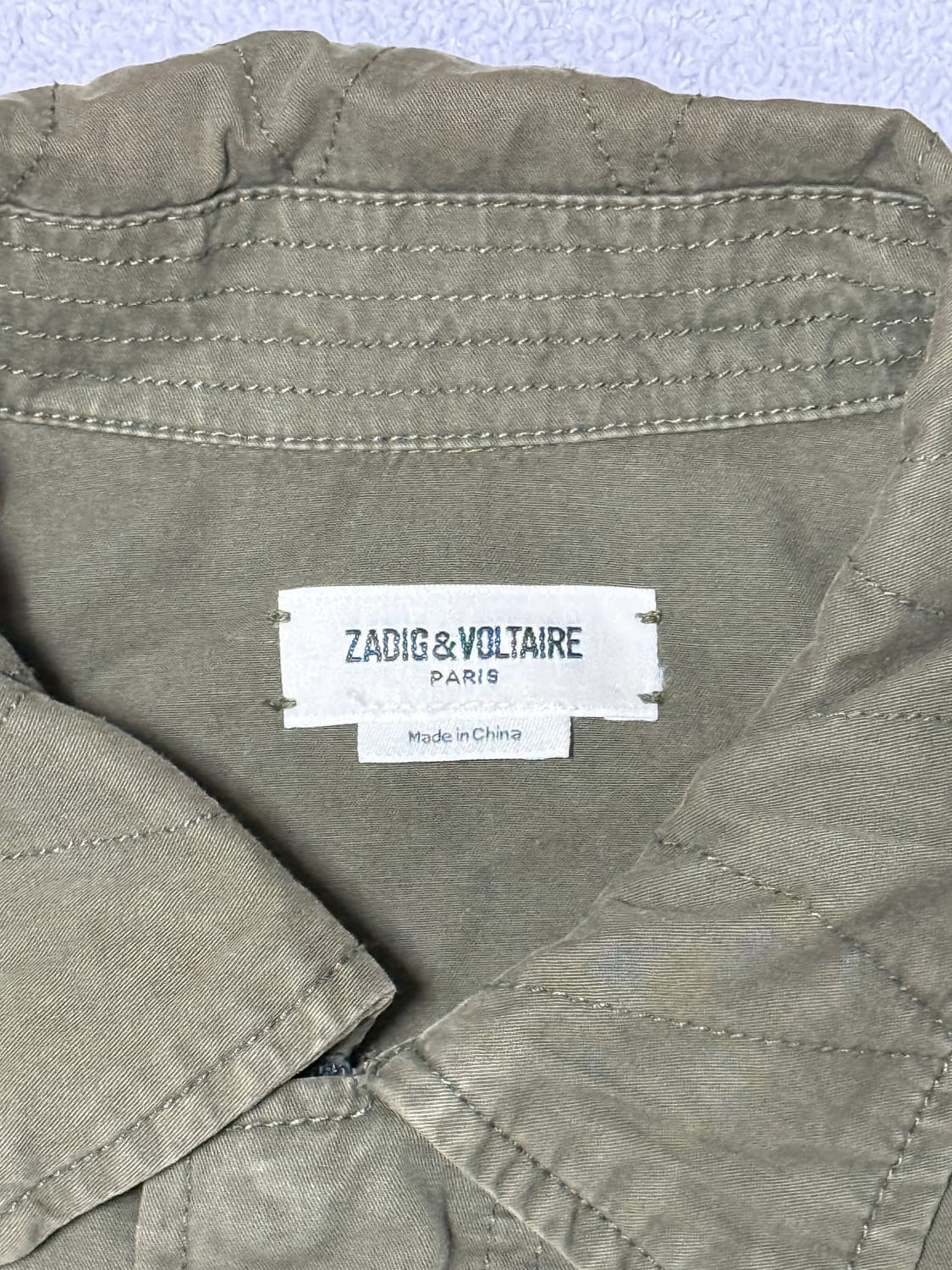 쟈딕앤볼테르 등판 해골 엔젤 자수 밀리터리 야상 상품이미지5