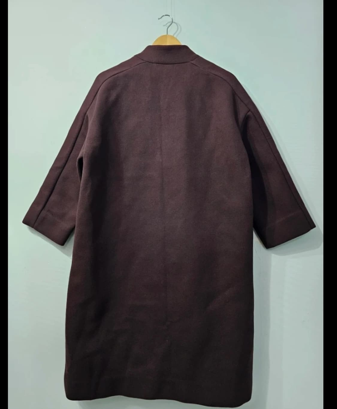 알토 Aalto 버건디 오버핏 코트 ~55반 상품이미지4