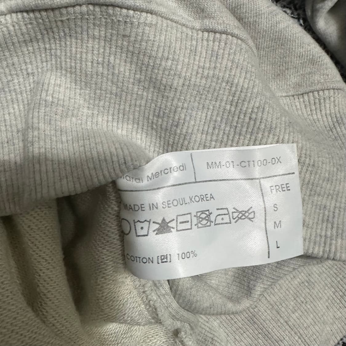 (FREE) 마르디 메크르디 플라워 맨투맨 티셔츠 상품이미지4