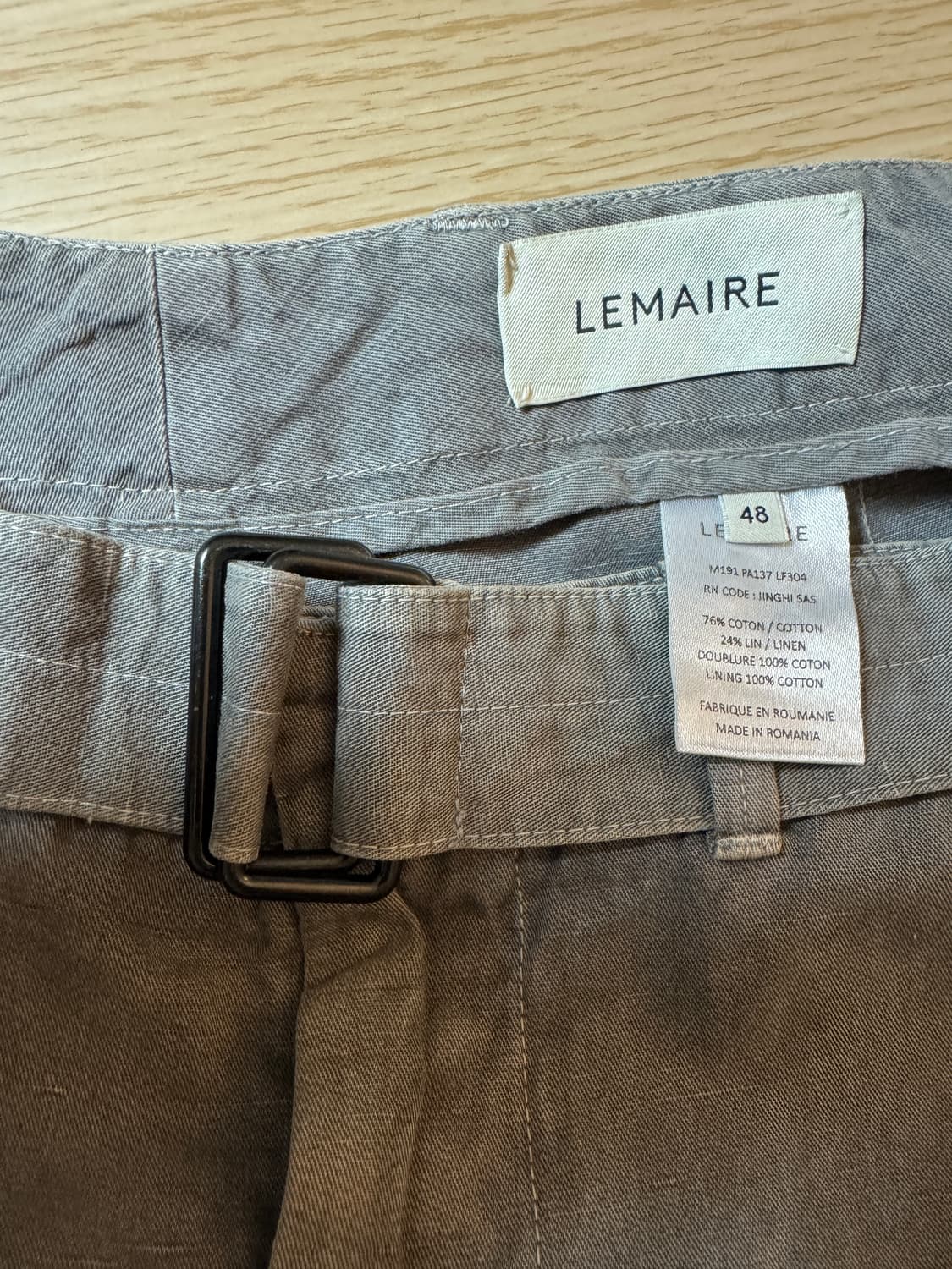 [M/48] 르메르 스톤그레이 셋업 상품이미지4