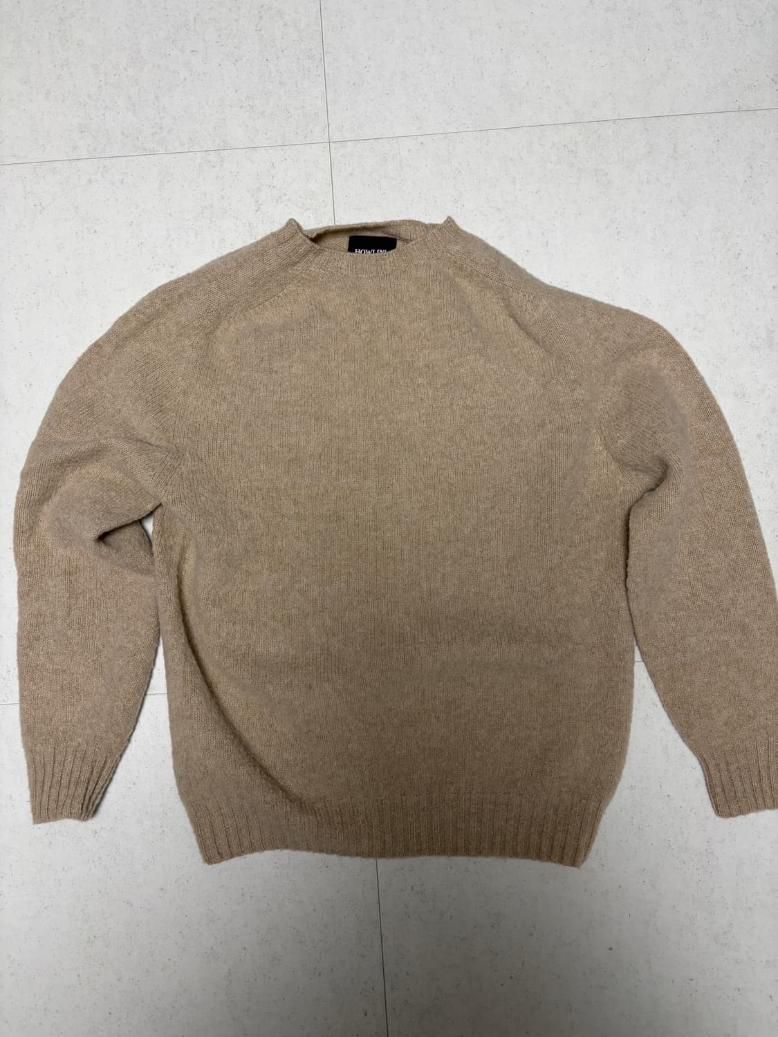 하울린 birth of the cool 비스킷 컬러 xxl 쉐기독 니트 상품이미지1