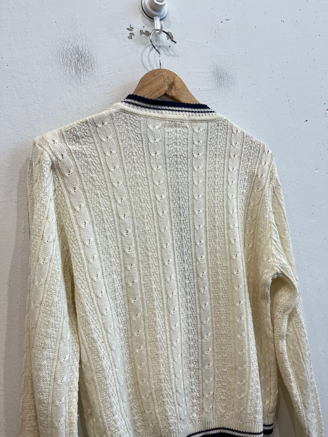 Made in JAPAN 린넨 블렌드 금장 가디건 우먼즈 상품이미지4